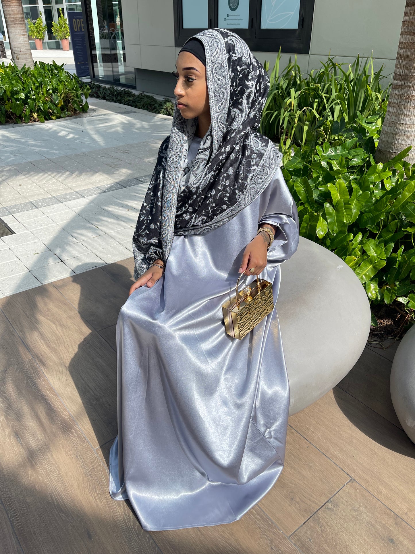 Zainab Dress (Silver)