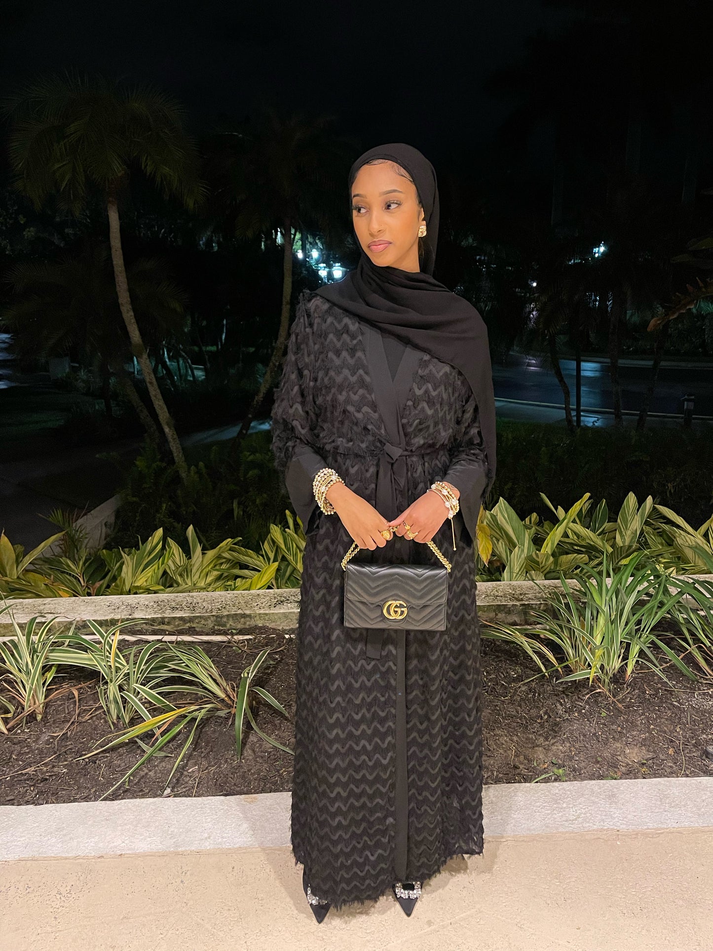 Nova Abaya in Black