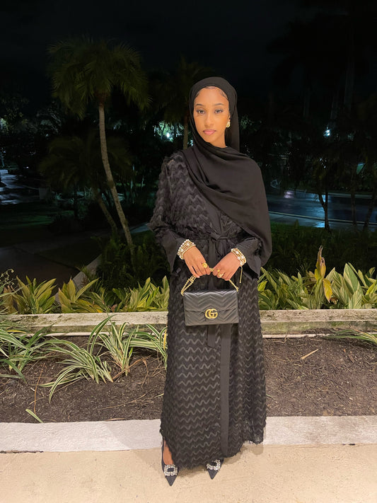 Nova Abaya in Black